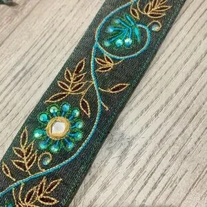 Chan Luu | Accessories | Chan Luu Mirrored Beaded Belt  display picture 1